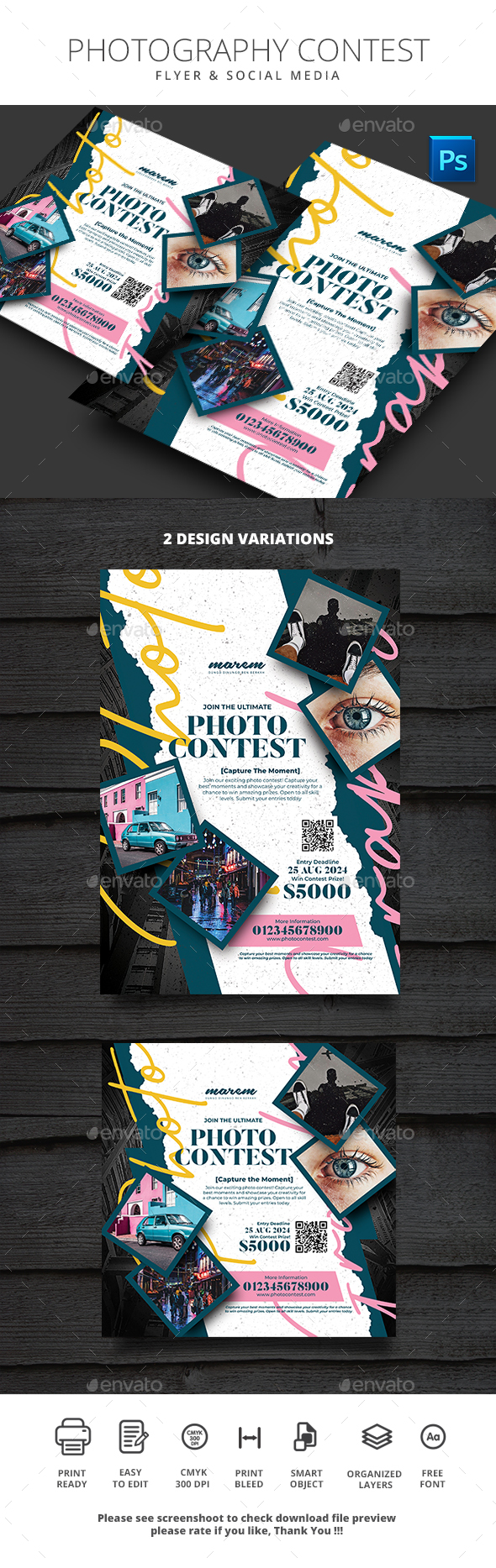 Photography Contest Flyer and Social Media