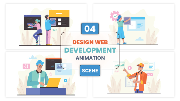Design Web Development Animation Scene