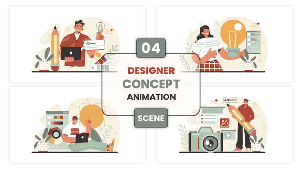 Designer Concept Animation Scene