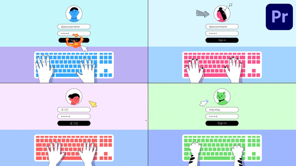 Keyboard Login Explainer for Premiere Pro