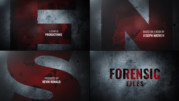 Forensic Files I Title Sequence