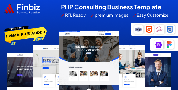 Finbiz - PHP Consulting Business Template