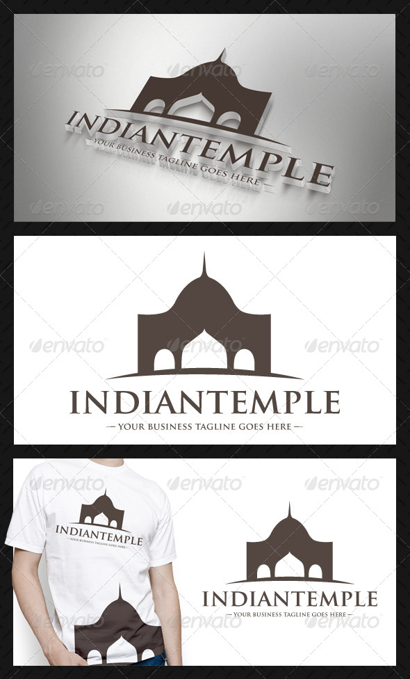 Indian Architecture Logo Template