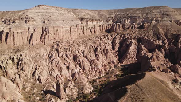 Aerial View Cappadocia Landscape