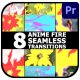 Anime Fire Seamless Transitions | Premiere Pro MOGRT - VideoHive Item for Sale