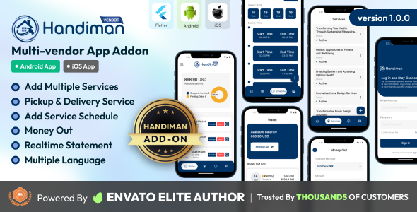 Handiman Multi-Vendor App Addon