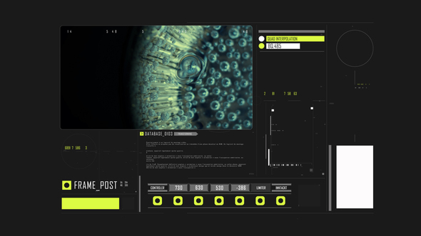 HUD Typography Medical Analysis alt