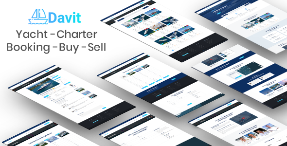 Davit - Yacht Charter Booking and Buy-Sell HTML Template