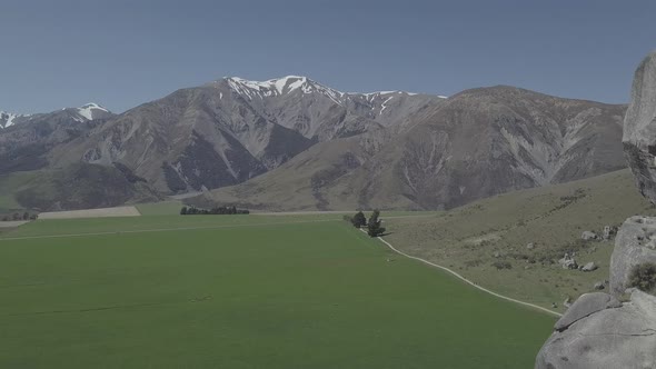 Southern Alps aerial footage