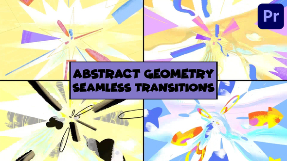 Abstract Geometry Seamless Transitions | Premiere Pro MOGRT