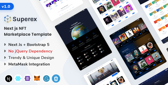Superex - NextJs NFT Marketplace