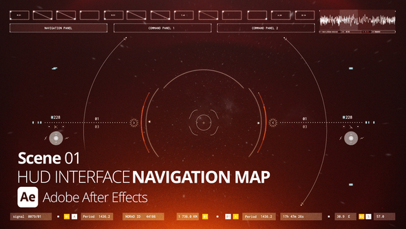 HUD Interface Navigation Map 01 Ae