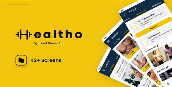 Flutter Gym App UI Kit