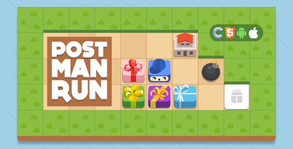 Postman Run - HTML5, Construct 3