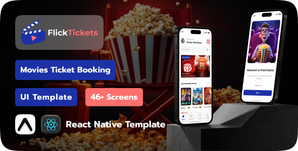 FlickTickets - Booking React Native Expo App Template