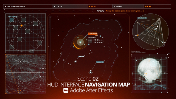 HUD Interface Navigation Map 02 Ae alt