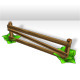 Wood Fence Low poly - 3DOcean Item for Sale