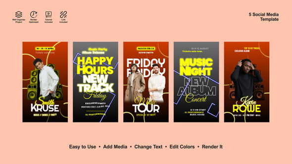 Instagram Music Night Reels alt