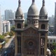 Cathedral, Basilica Sacramentinos, Catholic Church (Santiago, Chile) aerial view - VideoHive Item for Sale