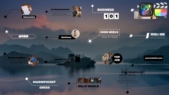 Callouts Titles for FCPX alt