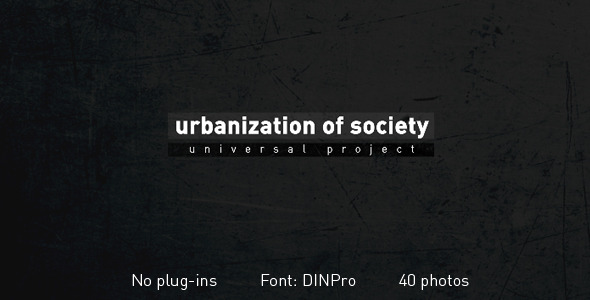 Urbanization of Society