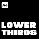 Minimal Lower Thirds - VideoHive Item for Sale