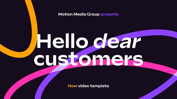 Colorful Typography Intro alt