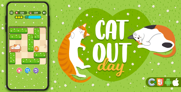Premium Game - Cat Out - HTML5, Construct 3
