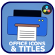 Office Icons And Titles for DaVinci Resolve - VideoHive Item for Sale