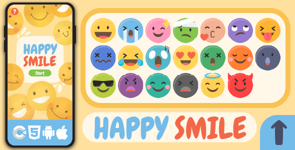 Happy Smile - HTML5 Game, Construct 3