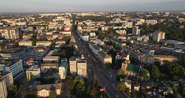 The City And Its Infrastructure From A Bird's Eye View