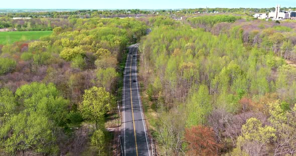 Amazing nature landscape the aerial panoramic view