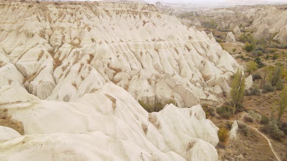 Aerial View Cappadocia Landscape