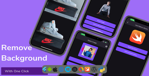 Remove Image Background - Flutter & Swift App