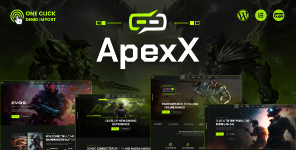 ApexX | Esports & Gaming WordPress Theme