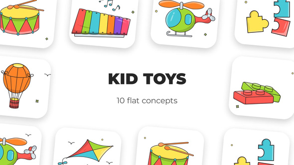 Kid Toys - Flat Concepts