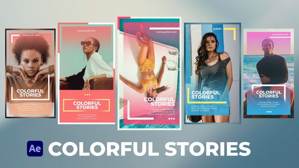 Colorful Stories for After Effects alt