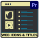 Web Interface Icons And Titles for Premiere Pro - VideoHive Item for Sale