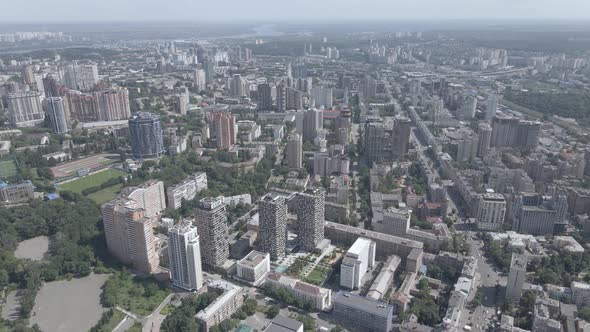 Aerial View of Kyiv By Day. Ukraine