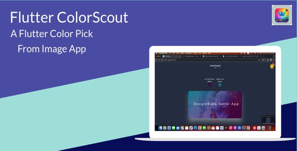 Flutter ColorScout | Analyze an image and provides the Color Pallete