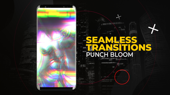 Vertical Punch Bloom Transitions