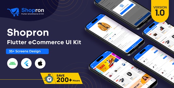 ShopRon - Flutter eCommerce UI Kit