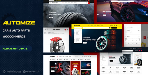 Automize – Car & Auto Parts WooCommerce Theme – 0 Sold!