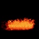 The flames burn and float like a real fire to be gradually extinguished Isolated by Alpha channel - VideoHive Item for Sale
