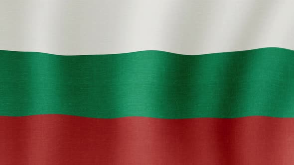 The national flag of Bulgaria