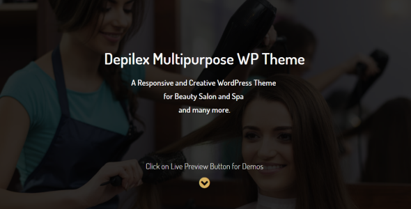 Depilex Salon - Parlour - Spa - Gym - Multipurpose WP Theme