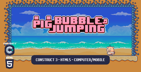 Pig Bubble Jumping