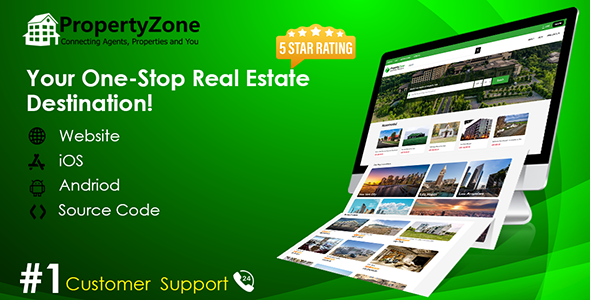 Property Zone- Multi Agent Real Estate Website & Mobile App