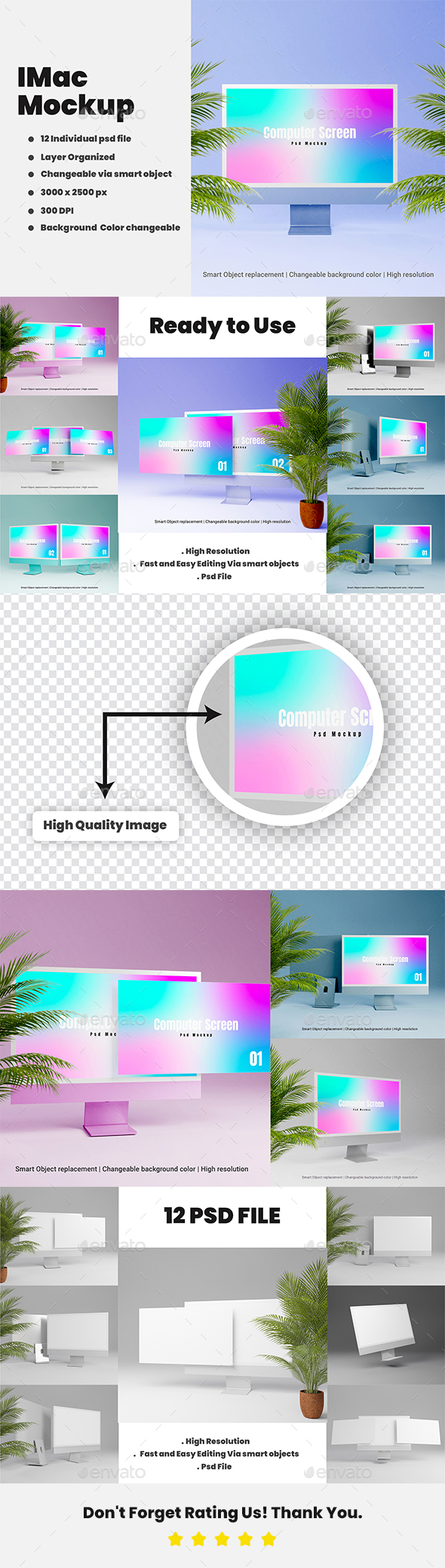 IMac  Mockup PSD file.