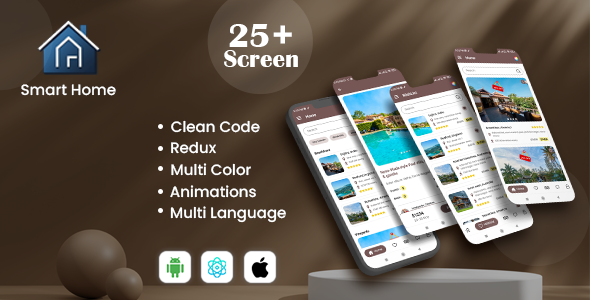 Vacation Rental App | Holiday Rental Booking | Home Booking | React Native iOS/Android App Template